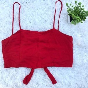 Brandy Melville J.Galt Back-Tie Halter Top